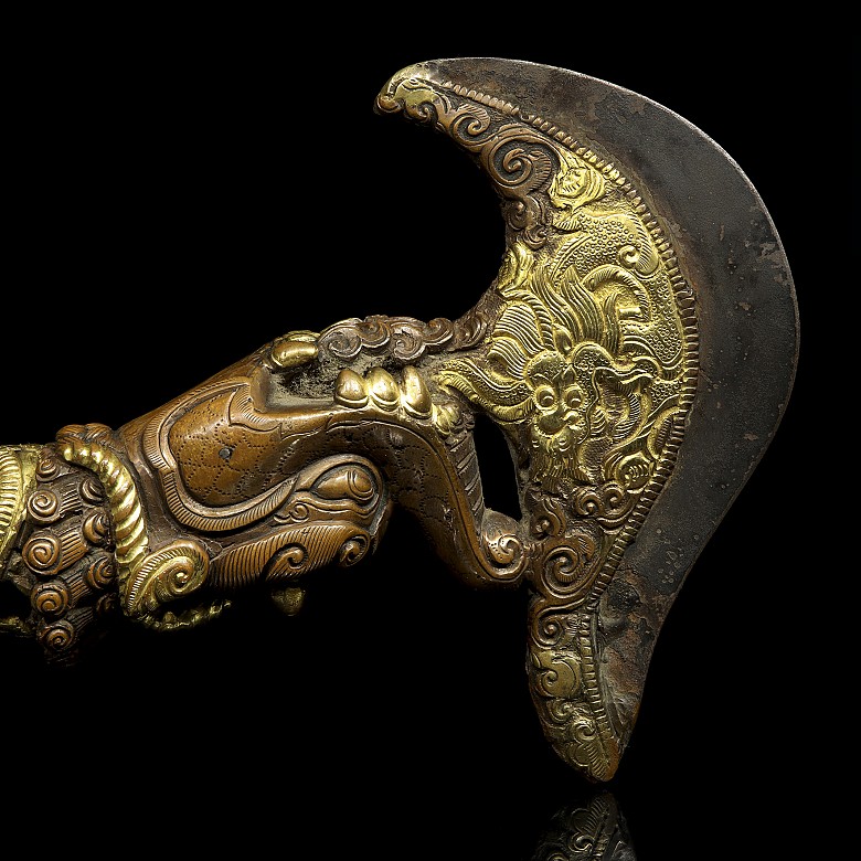 Pair of vajra swords, Qing dynasty, Qianlong