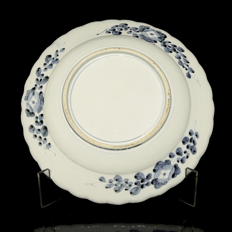 Plato japonés de porcelana Imari 