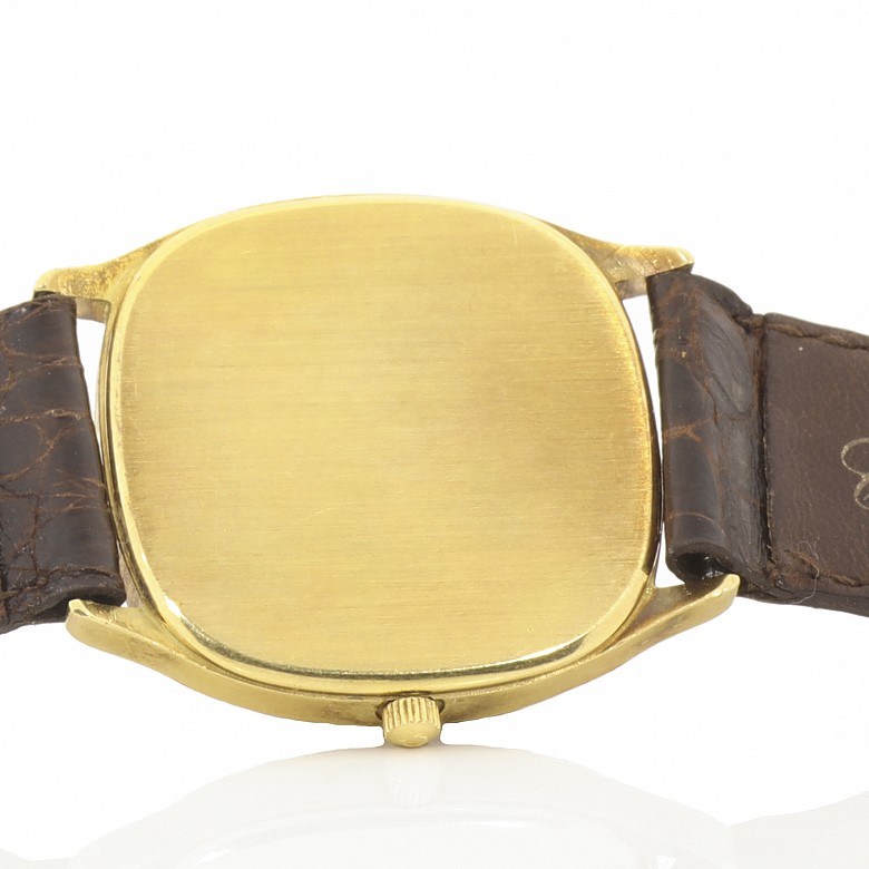 Reloj de caballero, Omega De Ville Quatz, en oro amarillo 18 k