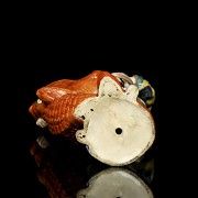 Chinese porcelain scrivener “Man with crocodile” 20th century