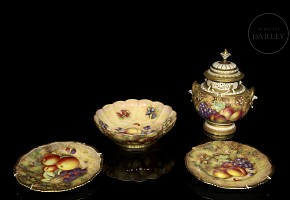 Four-piece set, Royal Worcester, 20th century