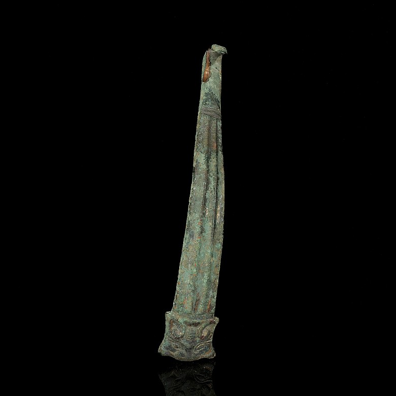 Bronze belt hook, Han Dynasty