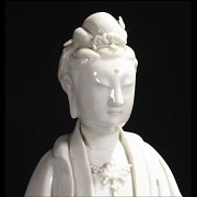 Guanyin white glazed porcelain, Qing dynasty