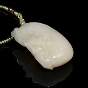 Jade pendant 'monkeys', Qing dynasty, Qianlong