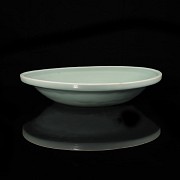 Longquan celadon-glazed earthenware dish, Ming dynasty