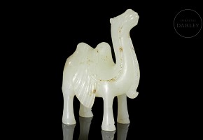 Carved jade figurine ‘Camel’, Qing dynasty