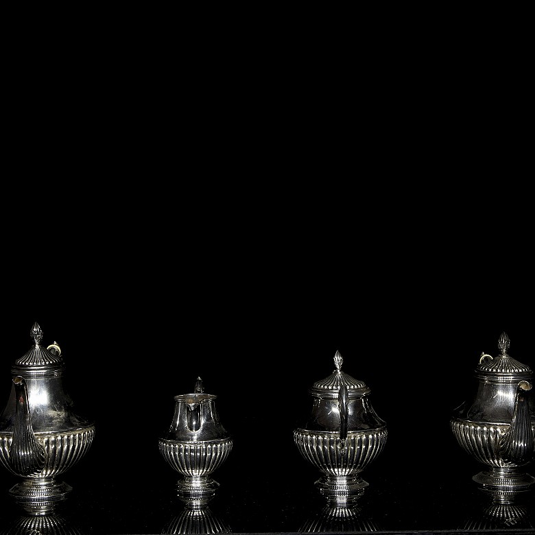 Spanish silver tea and coffee set, 20th century