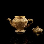 Gilt-bronze teapot, Tang style