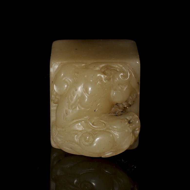 Shoushan stone ‘Lion’ seal, Qing dynasty