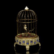 Birdcage with automaton songbird, 19th - 20th century