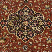 Persian silk carpet, 19th-20th century