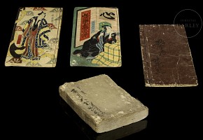 Four Japanese illustrated books, 19th - 20th century