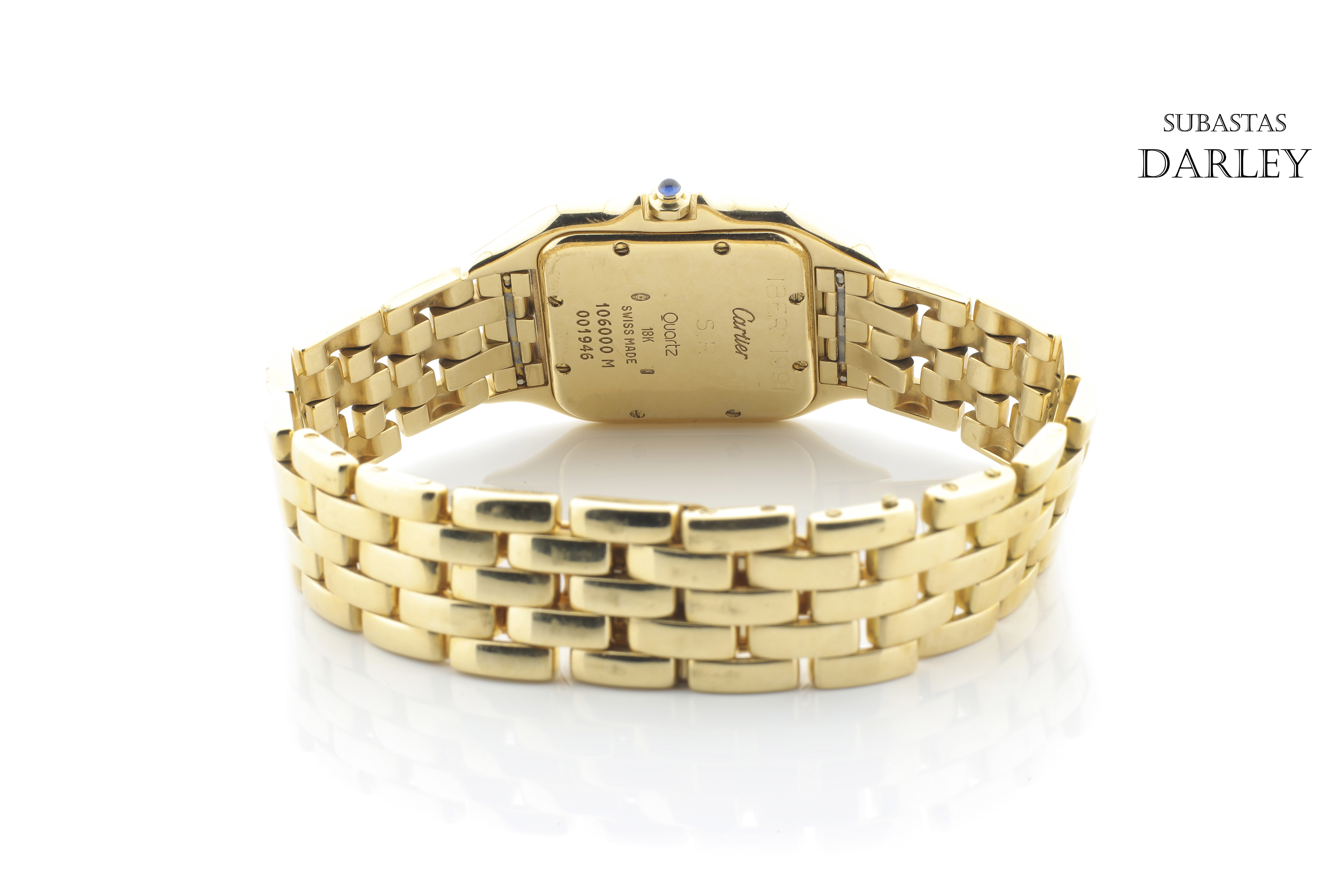 Cartier panthere 18k hot sale yellow gold watch